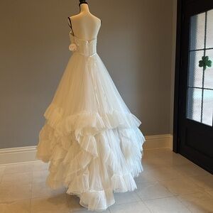 Simple Strapless Wedding Dress